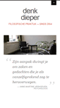 Mobile Screenshot of denkdieper.nl