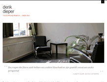 Tablet Screenshot of denkdieper.nl